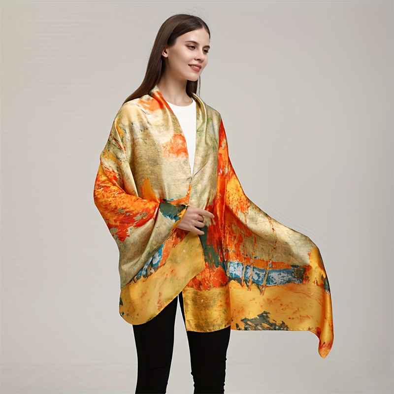Mode 180x90 cm Satin foulard en soie femmes de luxe grand châle enveloppement musulman Hijab bandeau plage étoles femme Bandana Foulard Turban
