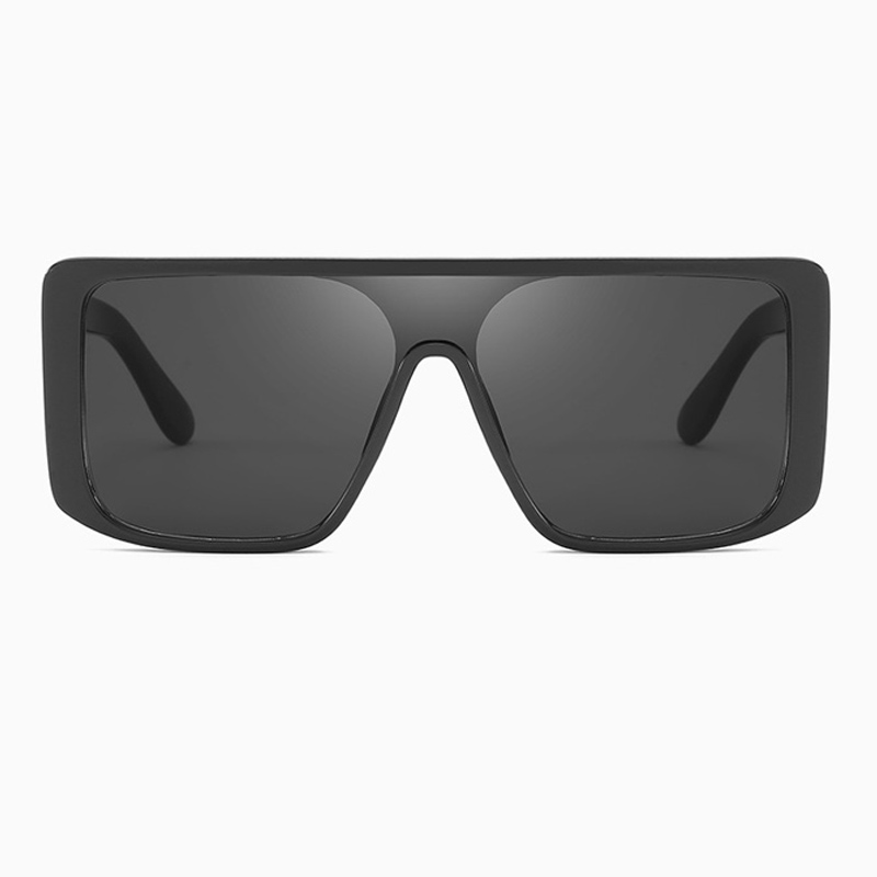 Gogfordden-Lunettes de soleil carrées punk pour femmes et hommes, lunettes de soleil à grandes montures, lunettes dégradées pour femmes, lunettes de marque de luxe, nouvelle mode