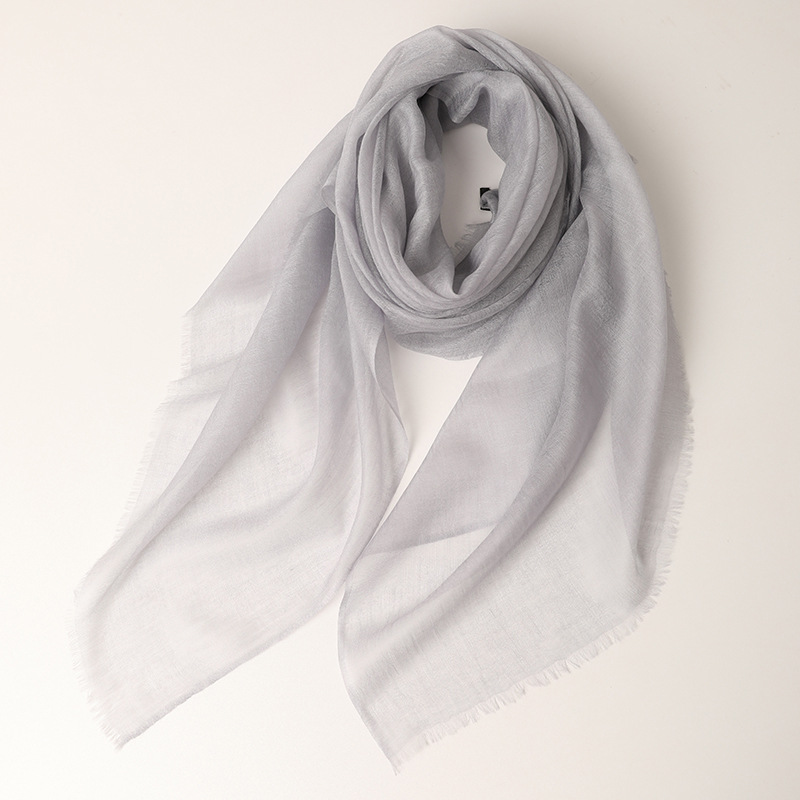 2025 nouvelles femmes cachemire écharpe véritable cachemire Hijab carré Foulard foulards couleur unie doux femme Foulard plage