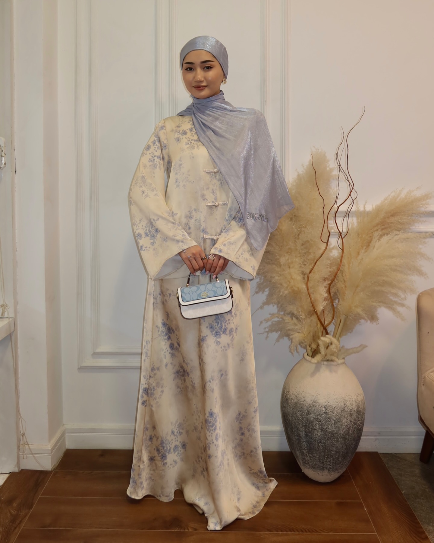 Ensemble jupe et veste musulmane pour femme, jupe longue, ensemble 2 pièces, imprimé floral, veste à simple boutonnage, tenues Eid Ramadan Dubaï
