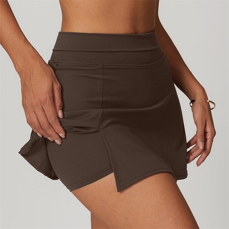 Shorts et jupes de sport d'été pour femmes, mini-jupes de tennis, shorts de fitness, séchage rapide, pour le golf et la course, vêtements de sport