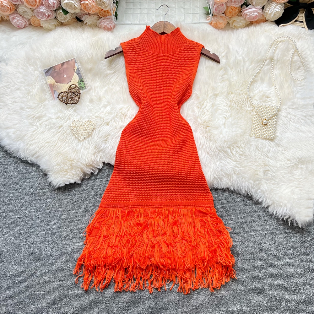 YuooMuoo femmes robe 2026 nouvelle mode d'été Sexy ajouré couture sans manches moulante robe de soirée coréenne dame plage robes
