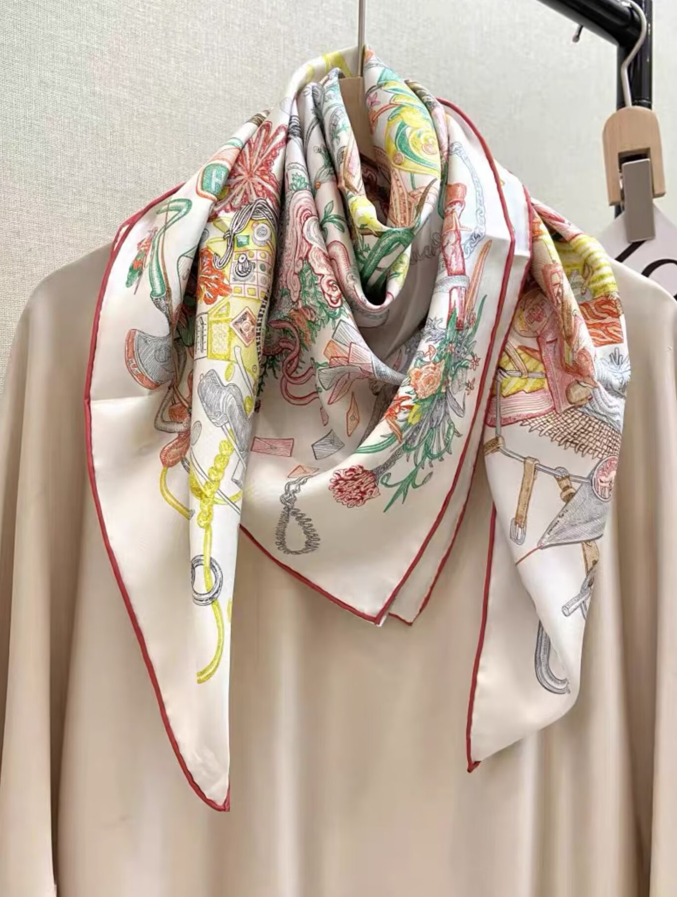 Écharpe carrée tendance pour femme en soie de mûrier 100% 90CM, foulard imprimé de haute qualité, bandana, châle, accessoires pour poignets