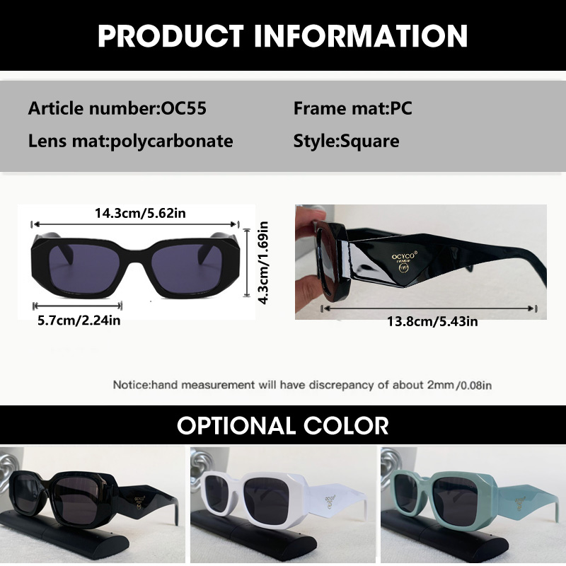 Ins-Lunettes de soleil carrées irrégulières vintage pour femmes et hommes, protection UV, nuances d'extérieur