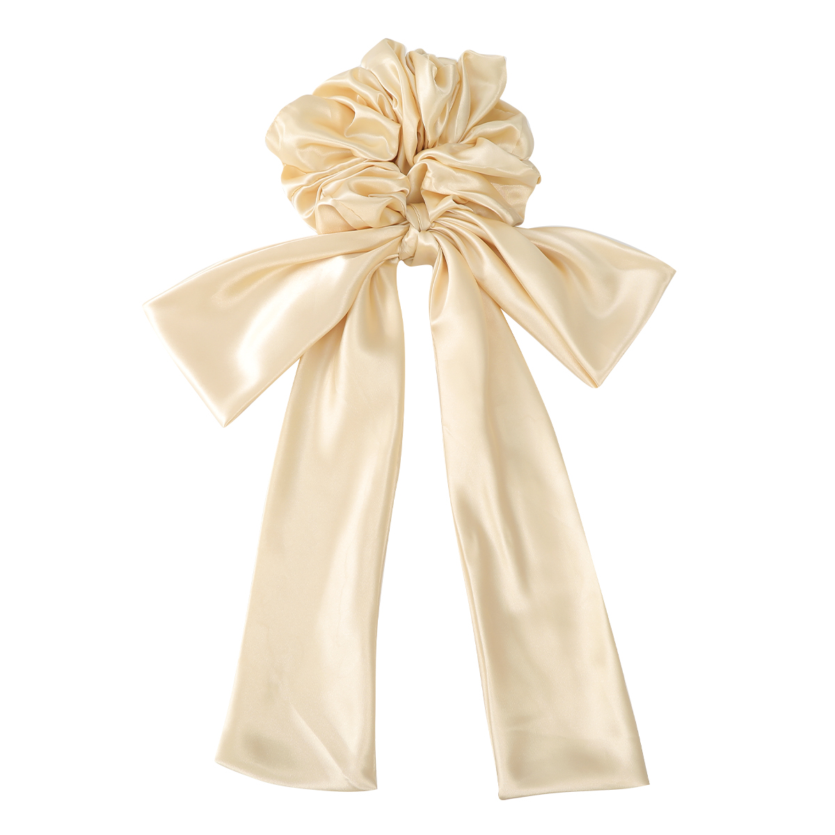 Chouchous élastiques pour cheveux, gros nœud français, ruban en satin, écharpe pour queue de cheval, bandes de caoutchouc pour cheveux, accessoires pour cheveux