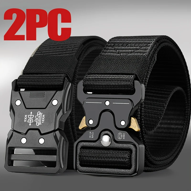 Ceinture tactique pour hommes, ceinture de mode, multifonctionnelle, pour le camping, le golf, les activités de plein air, ceinture décorative pour hommes