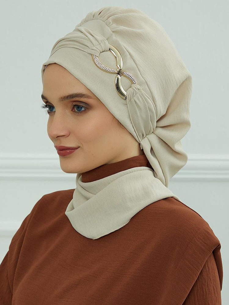 Ramadan musulman intérieur Hijabs pour femme Turban Hijabs avec casquette islamique musulman Jersey foulard chapeaux femmes musulmanes vêtements