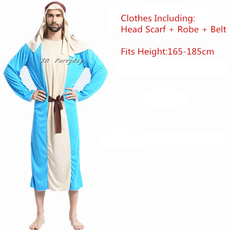 Robe de Cosplay Arabe du Moyen-Orient pour Homme et Femme, Vêtements de Carnaval pour Adulte, Décoration de ixd'Halloween