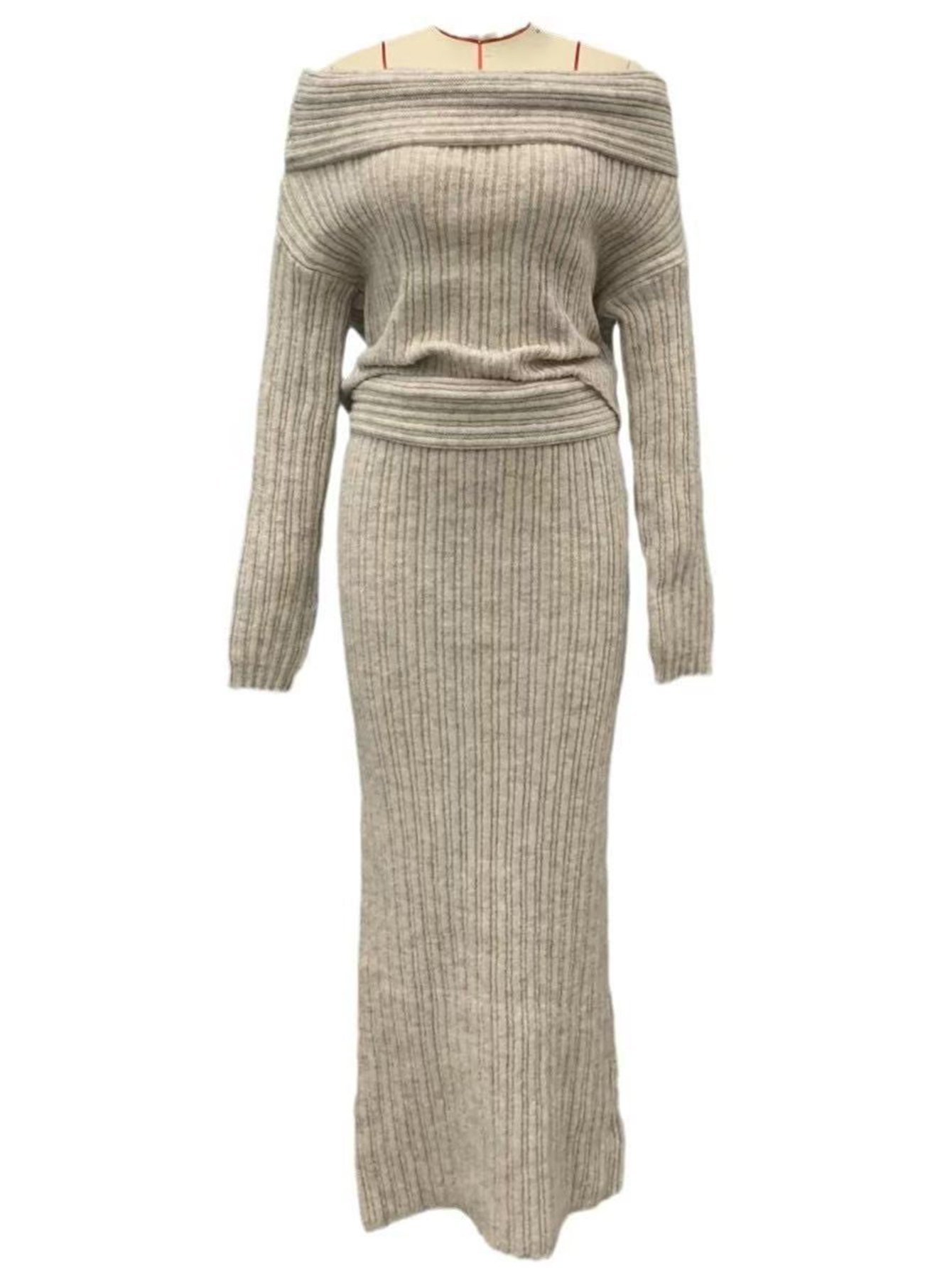 Robes décontractées sexy pour femmes, ensembles de robes en tricot noir et blanc pour l'hiver, robes de soirée élégantes à manches longues pour femmes, Vestidos