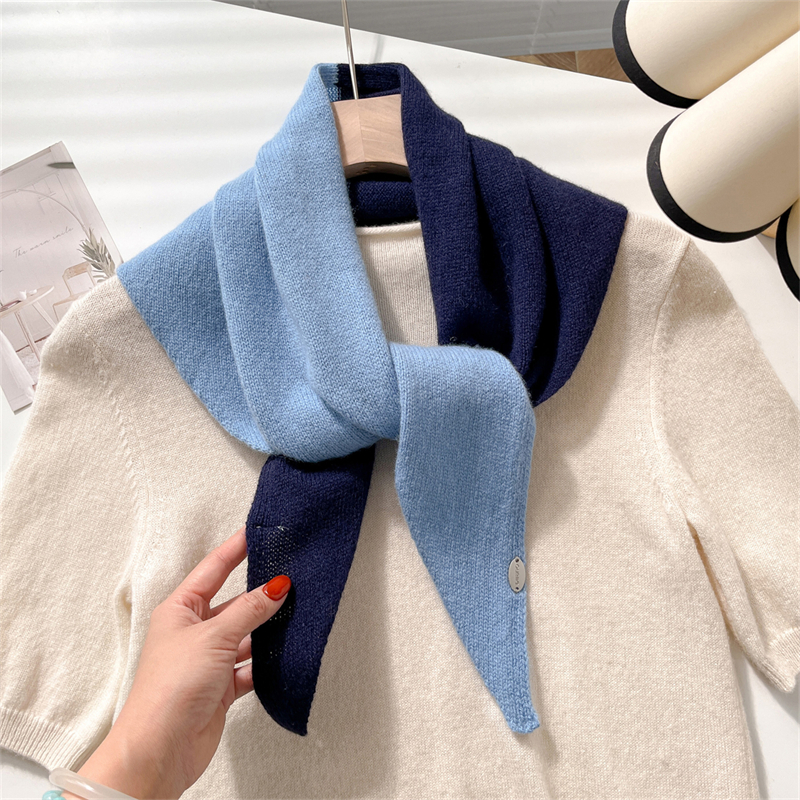 100% laine hiver écharpe pour femmes longue chaude couleur bloquant foulards Hijab solide dame châle enveloppement femme Pashmina Bandana foulard