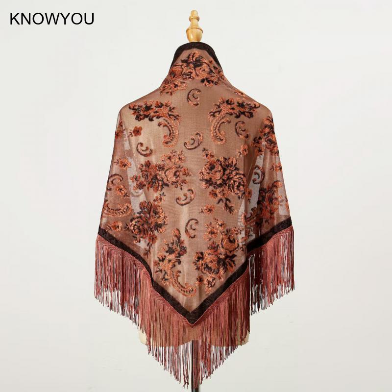Châle en velours pour femme musulmane, écharpe à pampilles, pashmina solide, étole de plage, hijab musulman, cadeaux de vacances, 140x70 cm