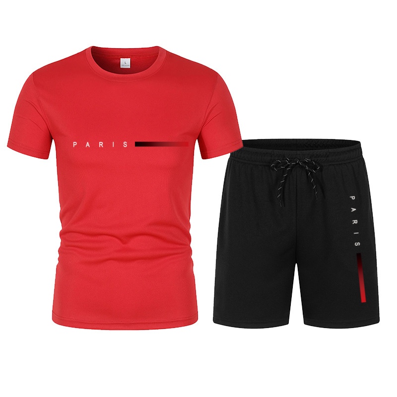 Nouvelles tendances : Ensemble de sport pour homme printemps/été, ensemble de course confortable et respirant en mesh, ensemble de fitness, vêtements d'entraînement