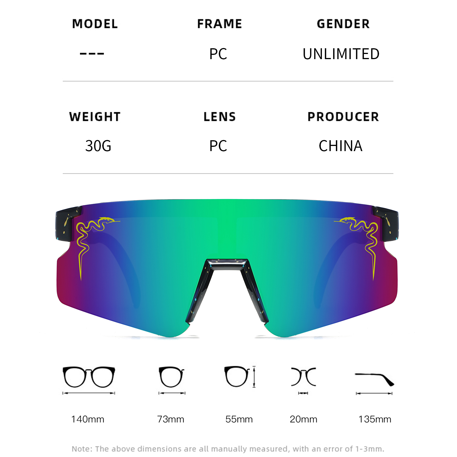 Lunettes de soleil hommes femmes UV400 lunettes de soleil Baseball Sport de plein air cyclisme lunettes vtt vélo lunettes de vélo