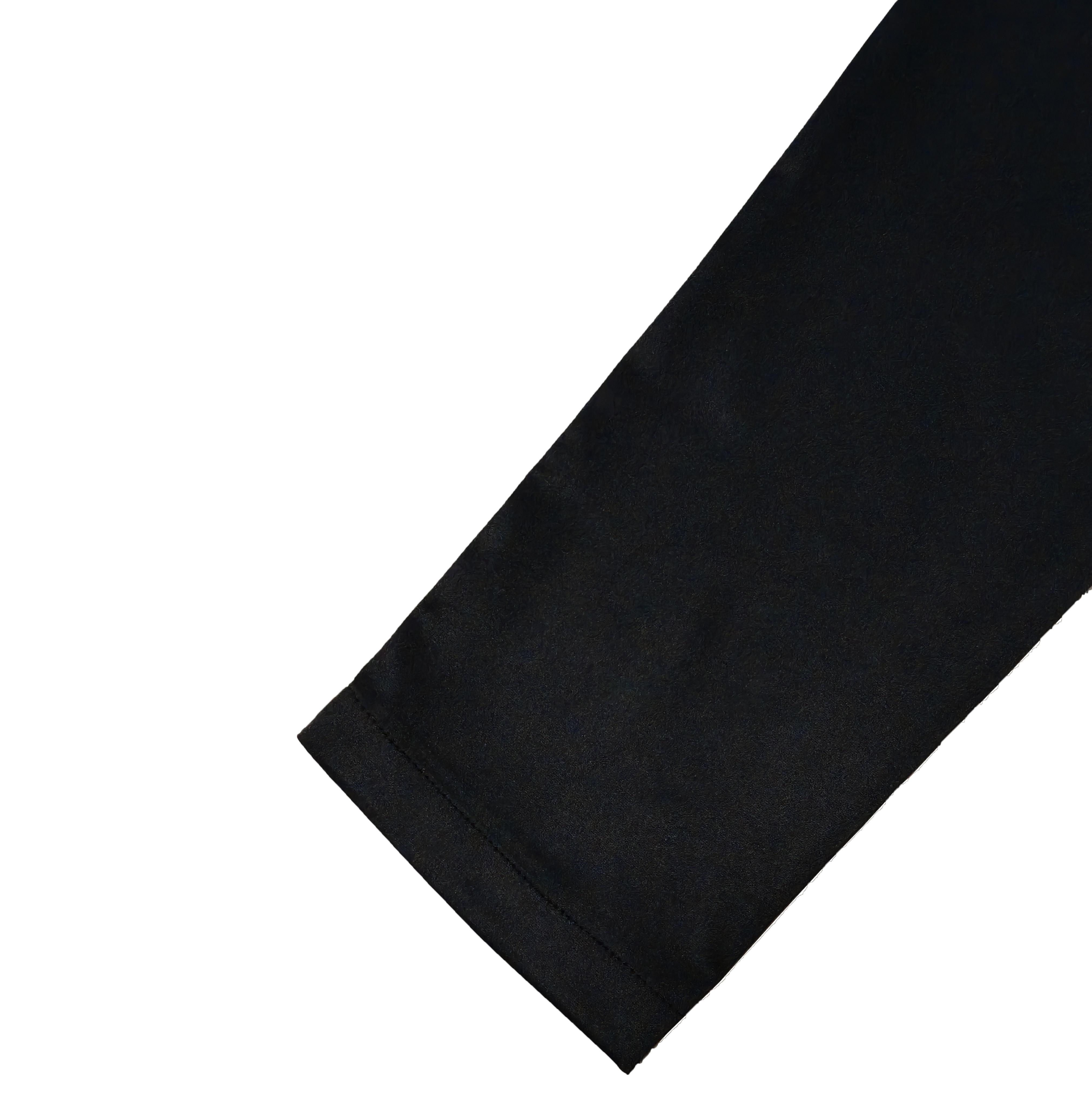 Robe musulmane noire à col montant pour hommes, mi-longue, personnalité décontractée, mode, chemise de couleur unie, vêtements traditionnels pour hommes