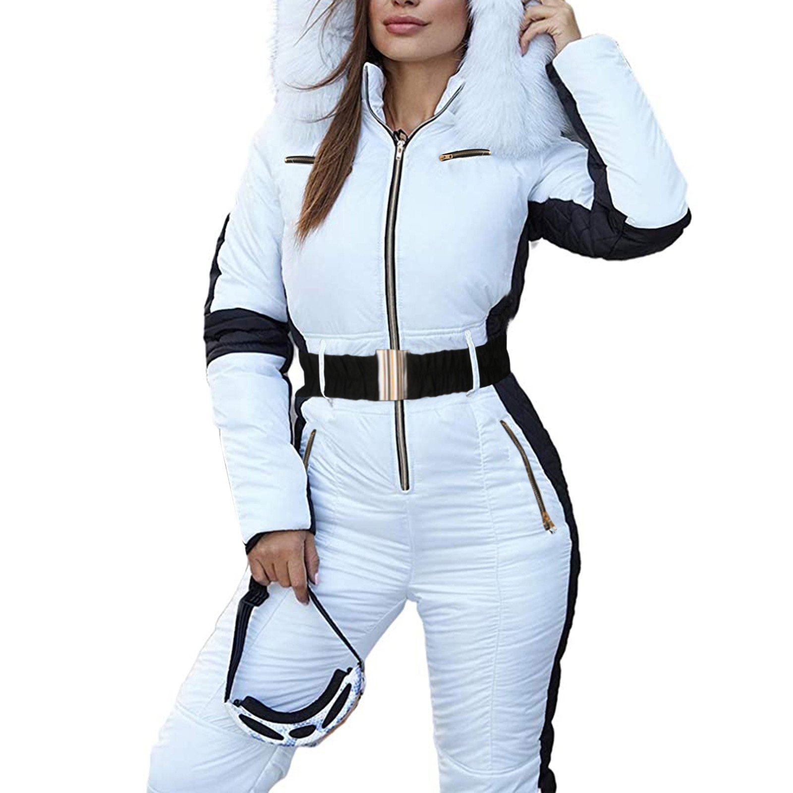 Femmes hiver Sports de plein air veste combinaison en plein air amovible sport fermeture éclair Ski neige pardessus femmes hiver vers le bas manteau Chaquetas