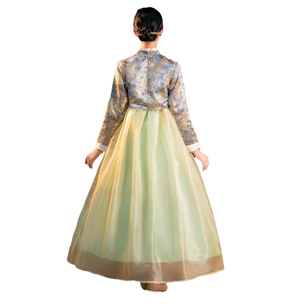 Hanbok traditionnel coréen pour femmes, robe ethnique de cour, costume pour mariage, séance photo de voyage, fête d'anniversaire, tenue de spectacle sur scène