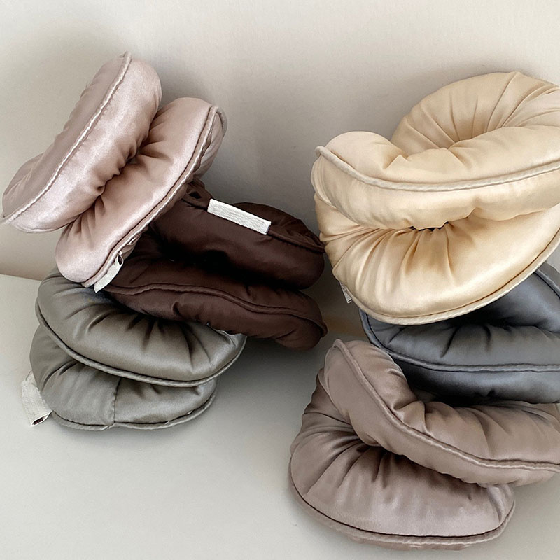 Chouchou en satin pour les soins capillaires, sans pli, doux, pour dormir, pour boucles de nuit et protection des cheveux longs
