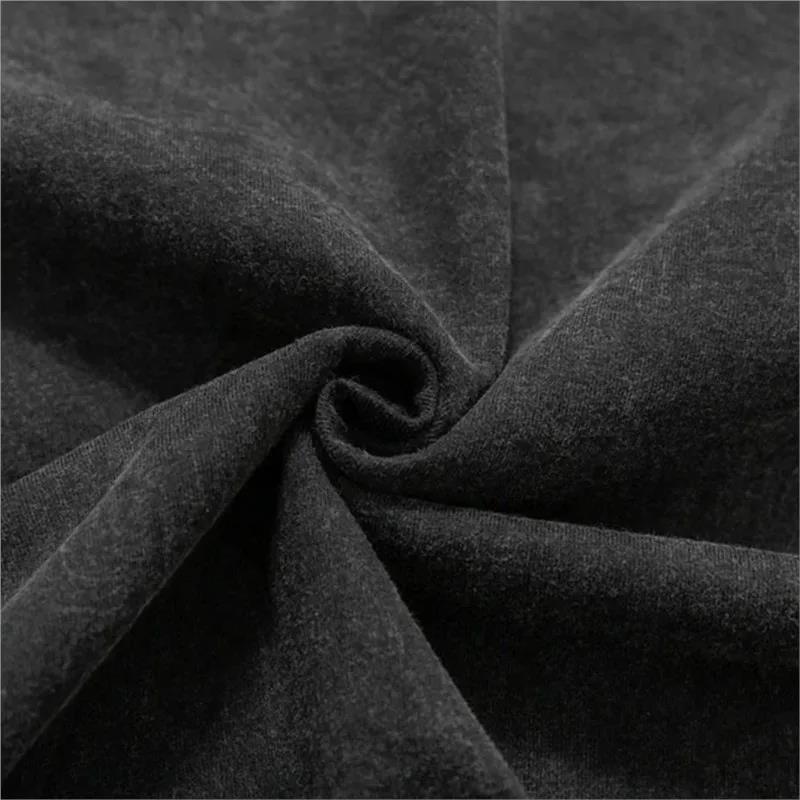 T-shirt noir 100 % coton lavé pour homme – Motif amusant imprimé, confortable, doux, respirant, idéal pour le quotidien et la superposition estivale