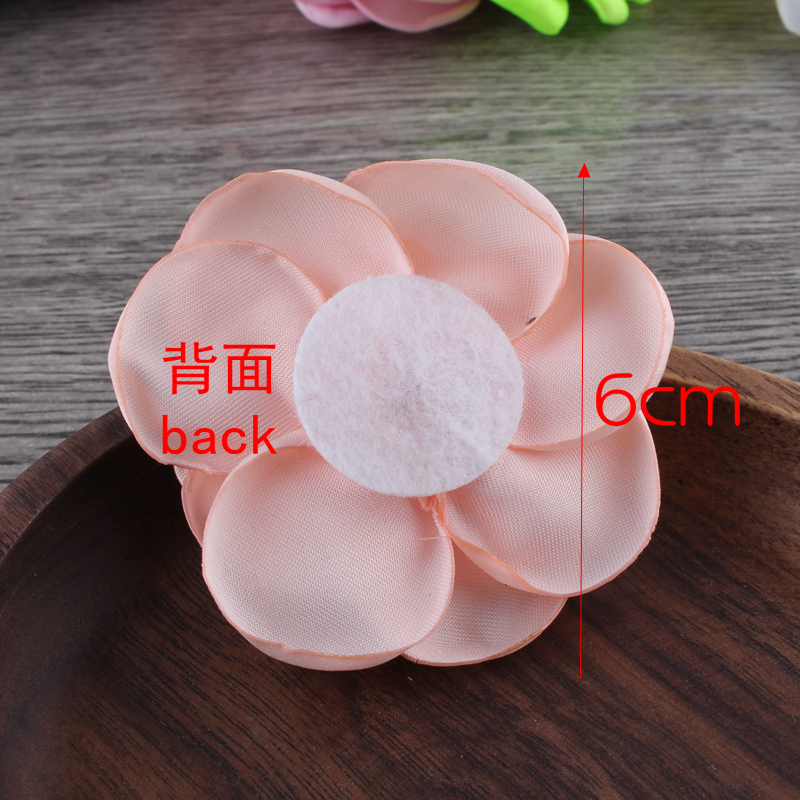 Fleurs en Satin Brûlant pour Cheveux, Accessoires en Tissu Floral Rôti pour Bouquet de Mariage, Bandes de Sauna, 6cm, 10 Pièces