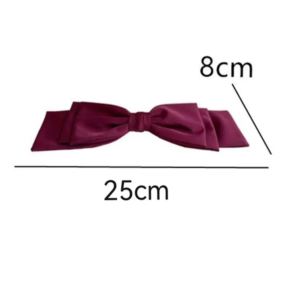 Nouvelle Grande Pince à Cheveux en Satin, Nœuds pour Cheveux, Rose Uni, Noir, Multi-couches, Épingles à Cheveux Coréennes Tendance pour Accessoires Capillaires