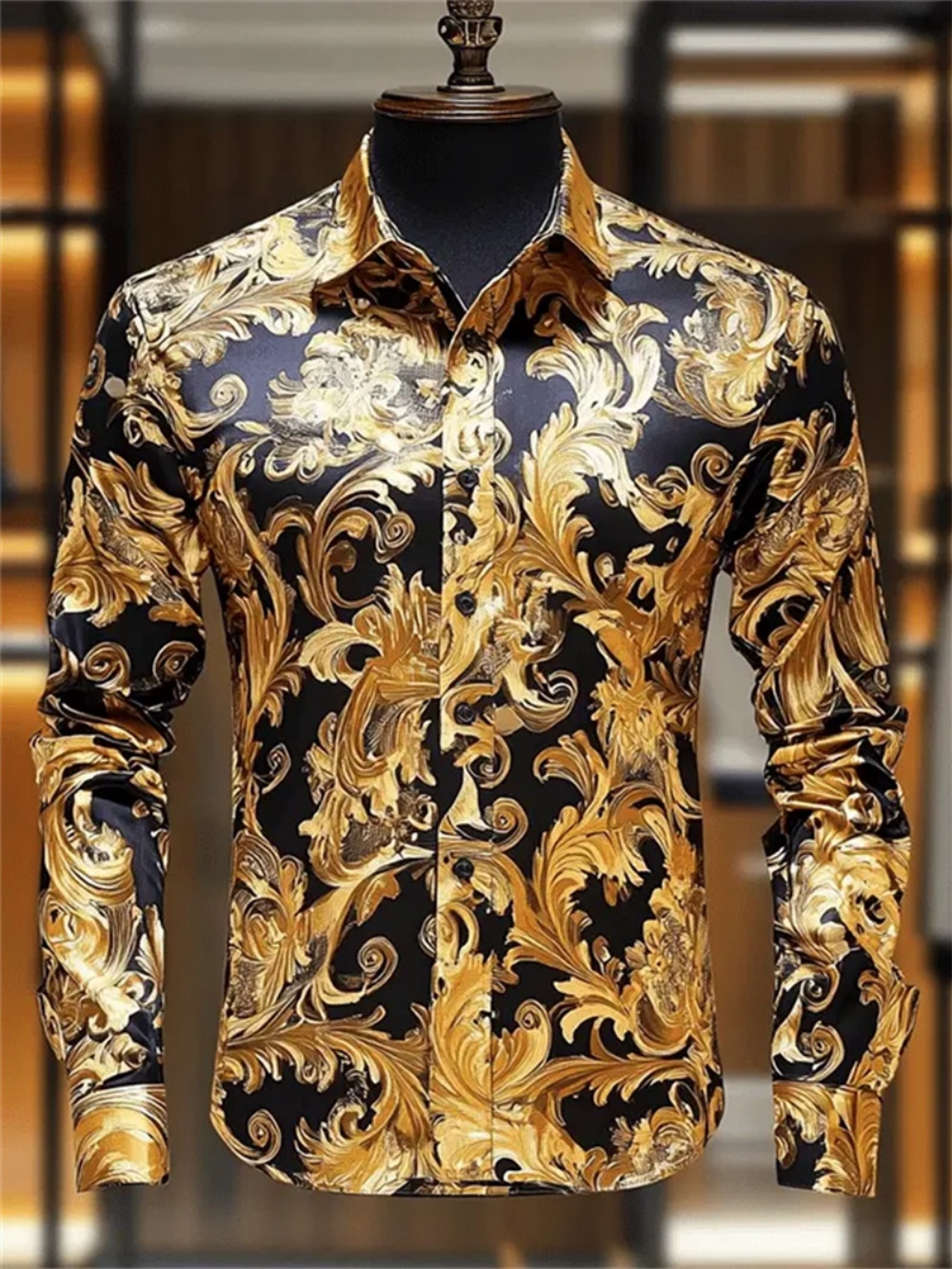 Chemise à manches longues pour hommes, vêtements imprimés haute définition, vacances de loisirs en plein air, luxe, à la mode, créateur de haute qualité