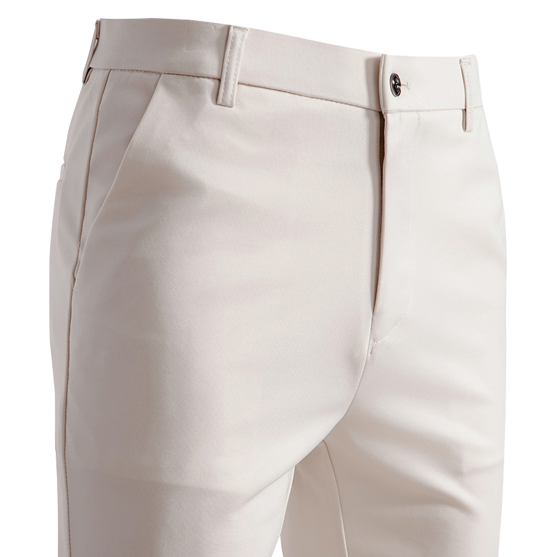 Pantalon kaki élastique pour hommes, coupe cintrée, décontracté, costume classique à la mode, pantalon de sport, printemps et été