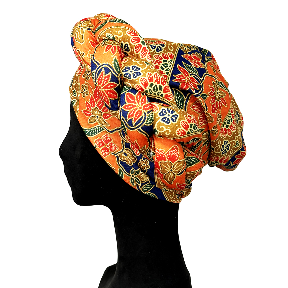 Turban Africain Tressé pour Femme Musulmane, Bonnet de Sauna, Foulard NigroundWin, Hijab de Chimio