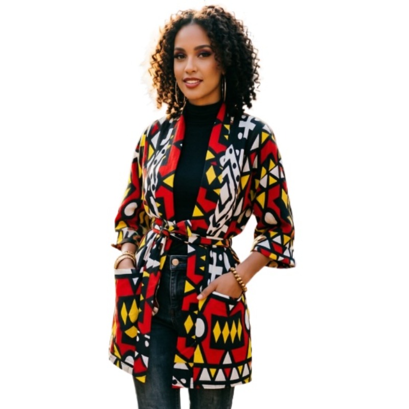 Robes africaines tendance pour femmes, kimono, manteau, imprimé floral traditionnel, riches tissus Bazin, vestidos, dashiki, jupes africaines de fête