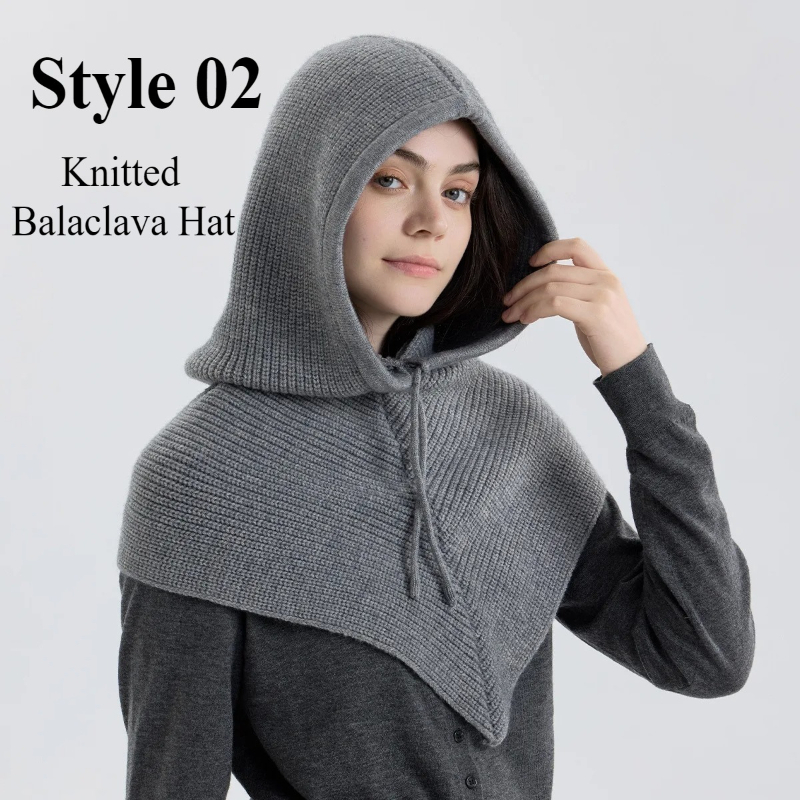 Chapeaux d'hiver à capuche ultralégers pour femmes et hommes, écharpe chaude avec anneau, cagoule, chapeau, fermeture éclair au cou, manteau avec cordon de serrage, écharpe, débardeur court