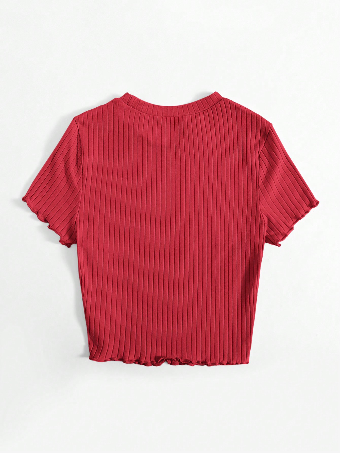Nouvelle tendance mode été pour femmes : T-shirt à col rond pour femmes
