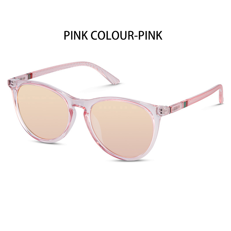 Lunettes de soleil polarisées tendance pour femmes, monture Design de marque rose, UV400