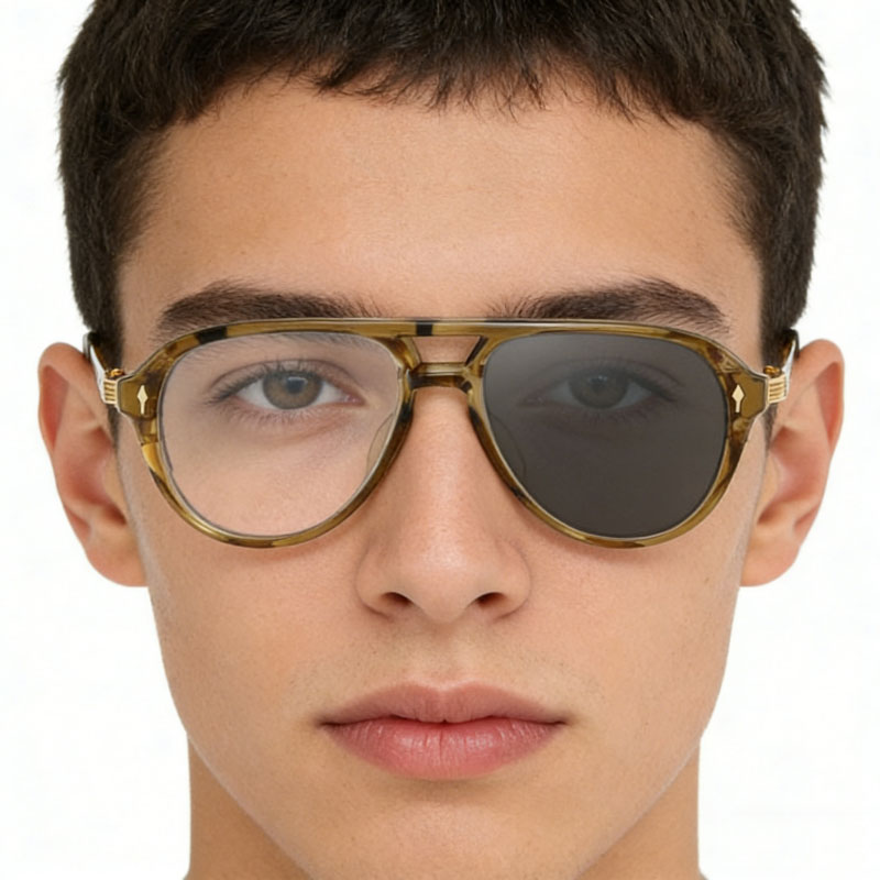 Lunettes de myopie photochromiques ovales pour hommes et femmes, Vintage, couleur changeante, Prescription, pour myopie, dioptries négatives