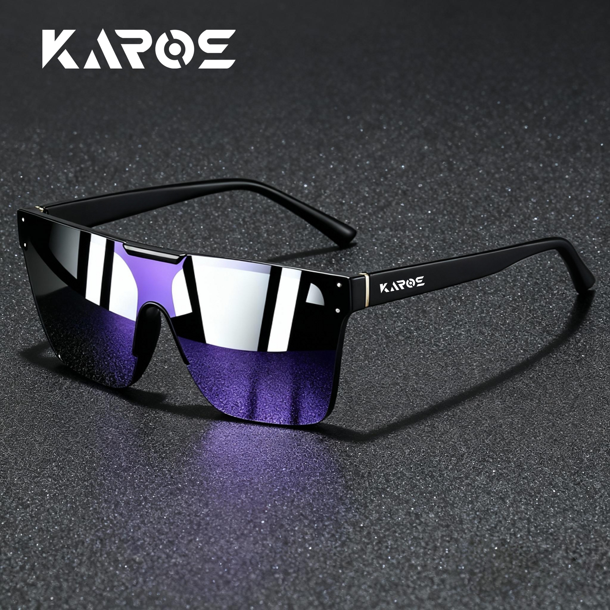 Lunettes de soleil KAROS avec technologie UV400, verres résistants aux rayures, conçues pour la pêche, la navigation de plaisance et les sorties sur la plage