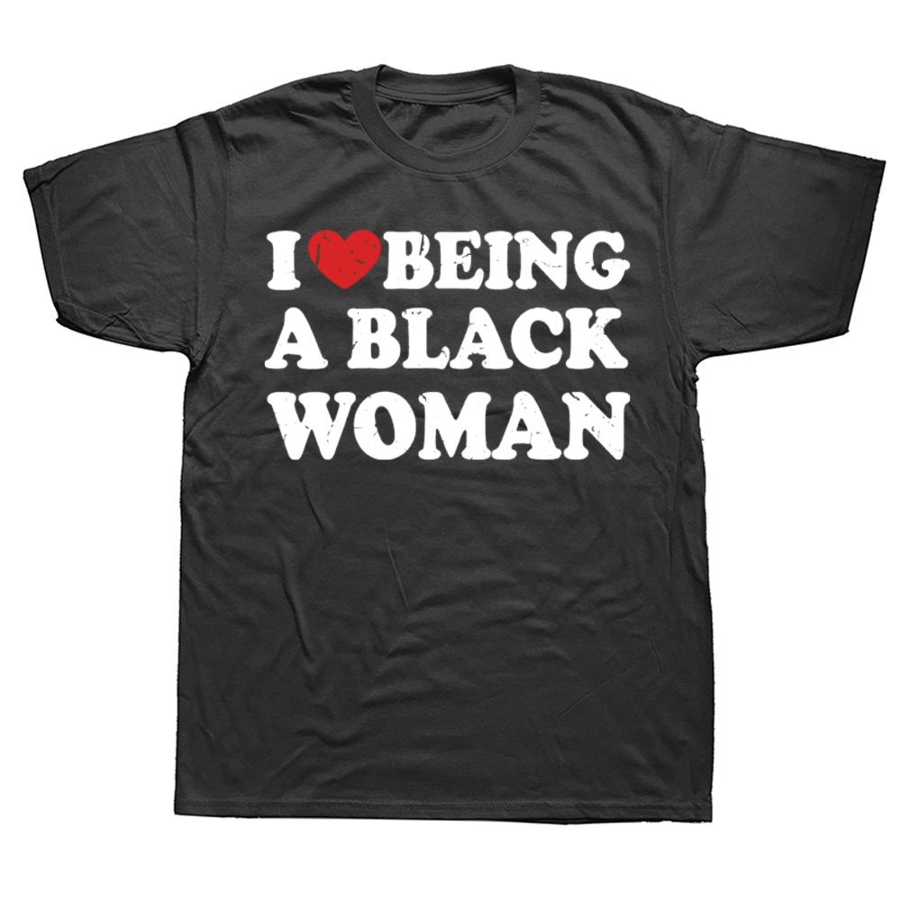 T-shirt homme et femme noir 100% coton, humoristique et décontracté, à la mode