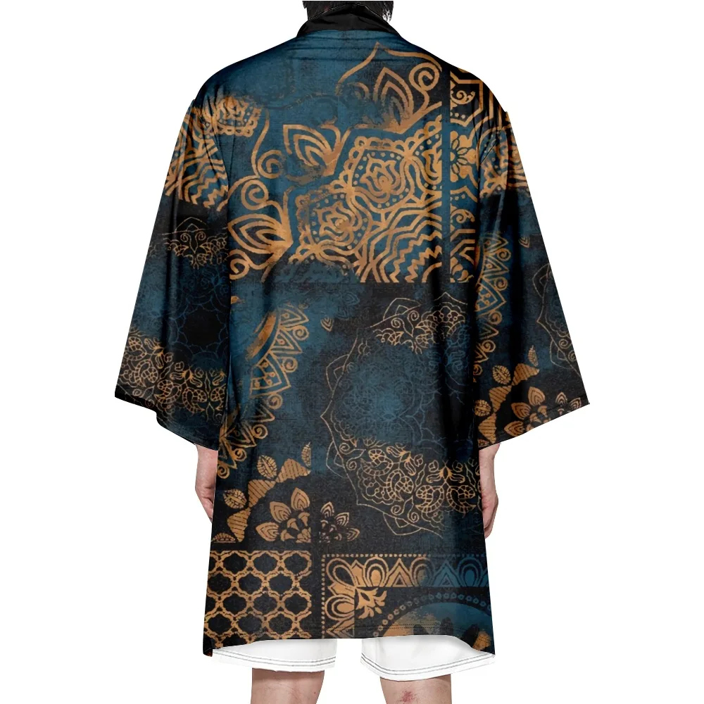 Kimono Long traditionnel japonais pour femmes et hommes, Streetwear, Cardigan de plage Yukata, mode Cosplay Haori, chemises haut