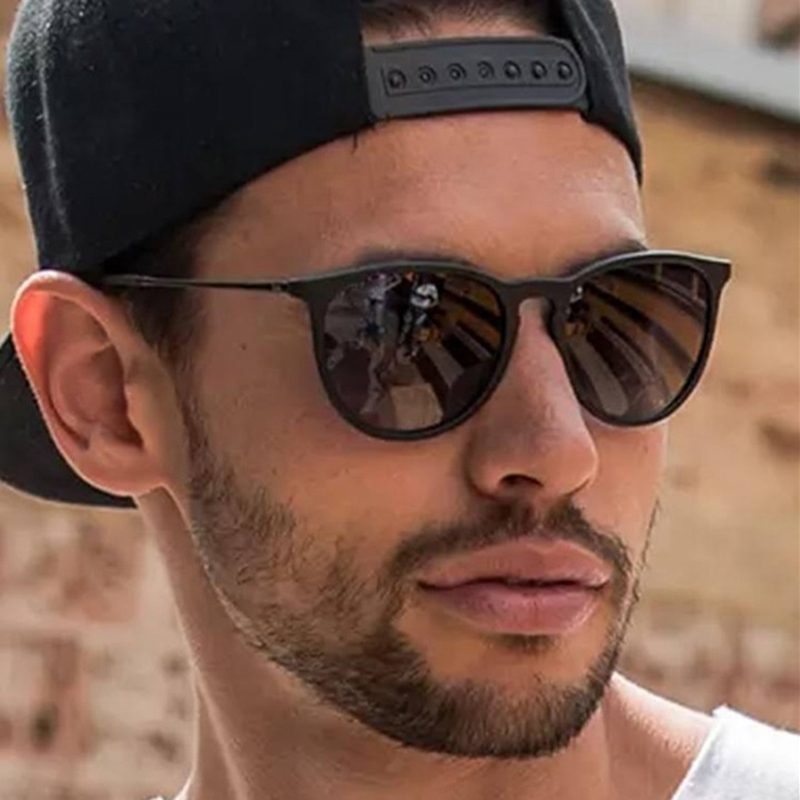 Lunettes de soleil Vintage à monture métallique populaire pour femmes et hommes, rondes, lunettes pour hommes et femmes, Film réfléchissant 