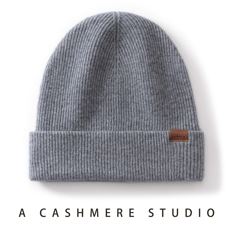 Chapeaux d'hiver pour femmes/hommes, bonnets décontractés d'extérieur, tricotés en cachemire, bonnets épais à deux couches, coupe-vent, casquette chaude pour unisexe