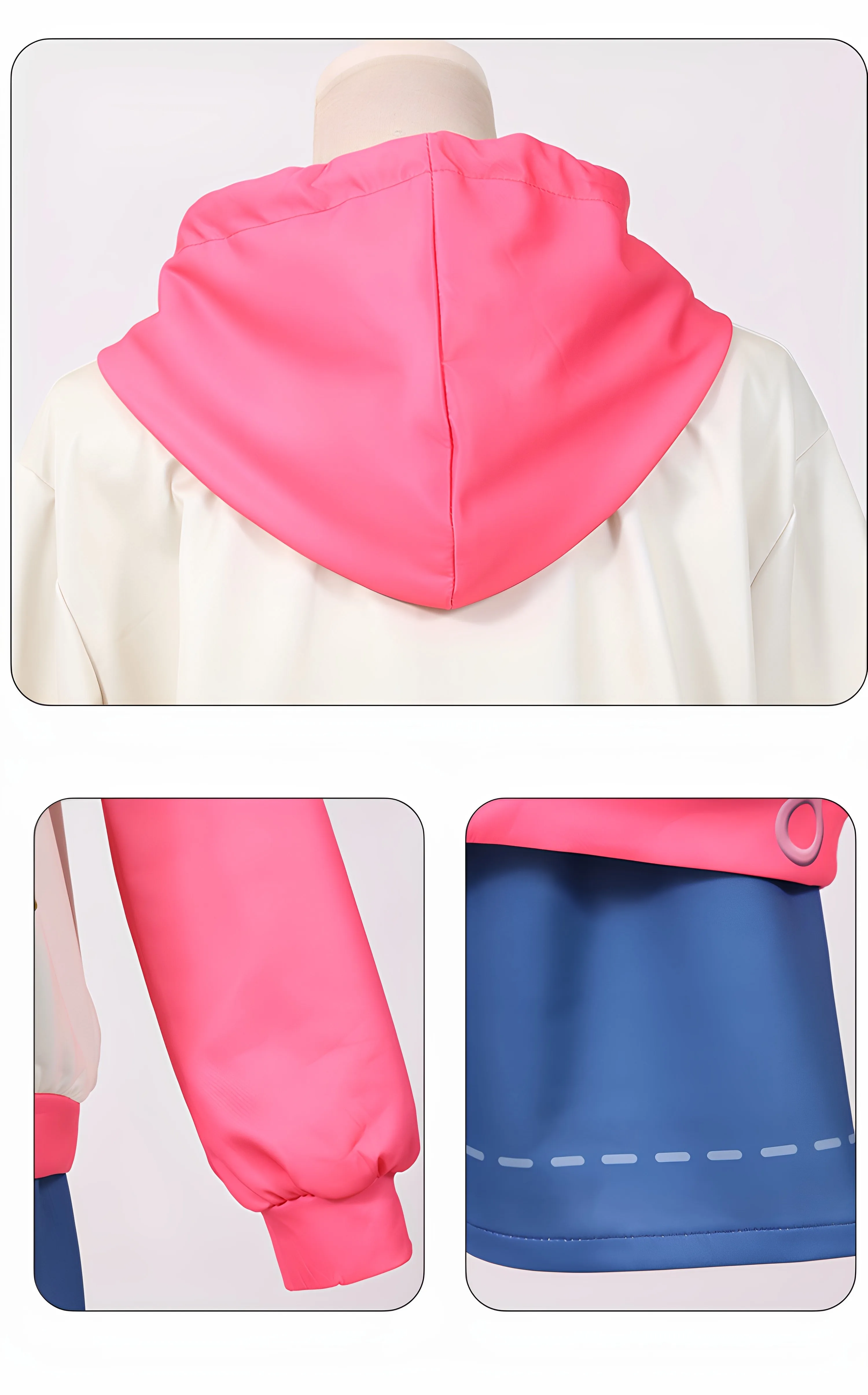 Costume de cosplay Anime Project Sekai Otori Emu, ensemble à capuche et short rose pour femme, idéal pour les fêtes, Halloween, les uniformes de jeu et les tenues quotidiennes