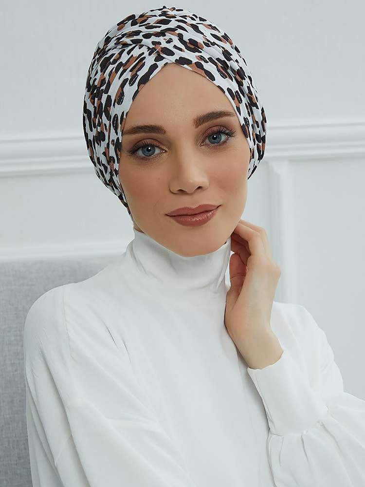 Turban instantané à fleurs pour femmes musulmanes, casquette Hijab islamique de turquie, couvre-chef arabe, écharpe de tête, accessoires pour cheveux, chapeau