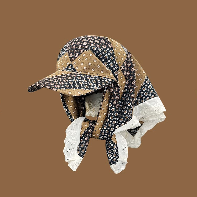Casquette de Baseball à grands bords, foulard d'été, pare-soleil, Version coréenne, nœud papillon, chapeau de soleil pour femmes, nouvelle collection 2025