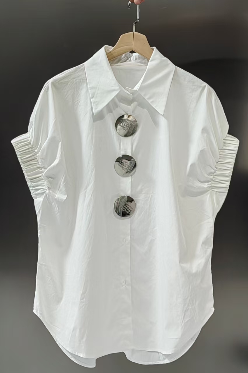 Chemisiers et Blouses de Luxe pour Femmes – Nouvelle Tendance Mode Été 2026 – Hauts Décontractés Amples – Blusas Élégantes pour le Bureau – Chemise Élégante pour Femme