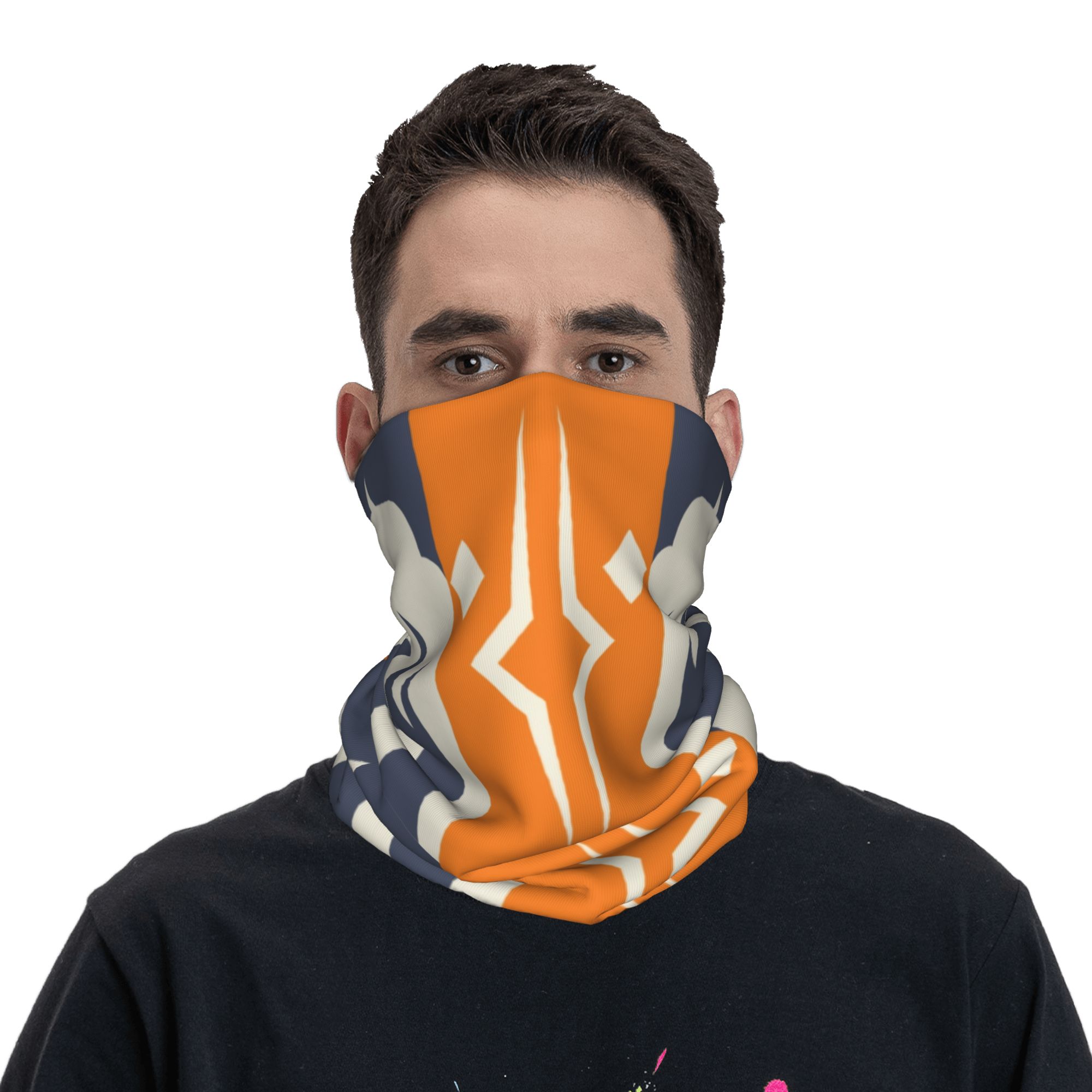 Cache-cou personnalisé Fulcrum Ahsoka Tano pour femmes et hommes, Protection UV, hiver, science-fiction, guerres, émission de télévision, écharpe Bandana pour la randonnée