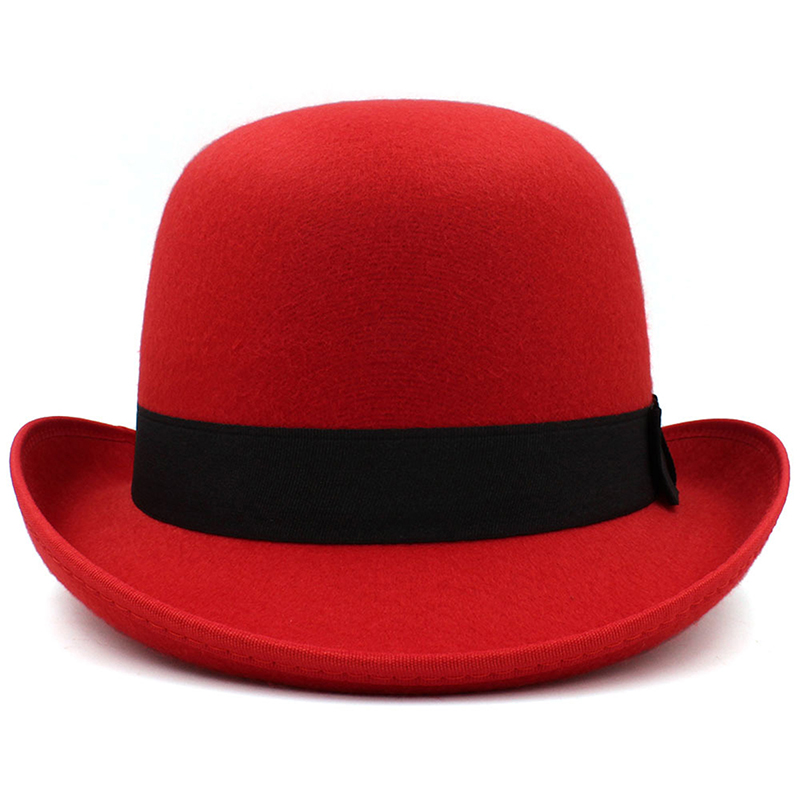 Chapeaux melon classiques Vintage en feutre pour hommes et femmes, casquettes Derby à jante en rouleau, chapeaux Fedora, chapeau de Jazz Hip-hop britannique, casquettes de fête