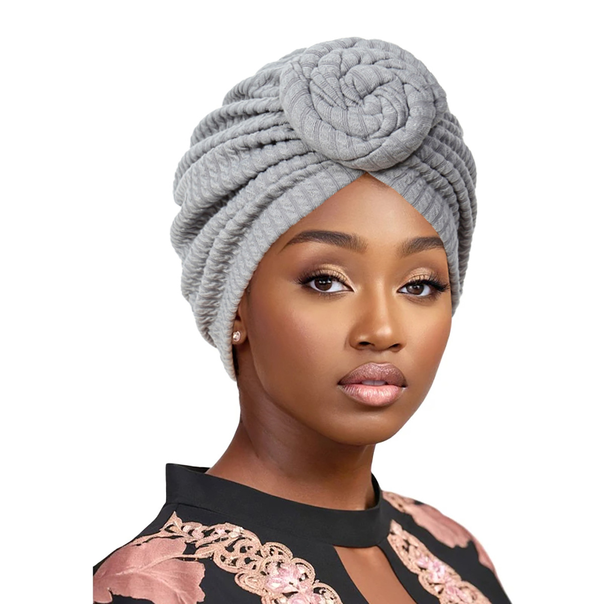 Nouvelle Collection 2026 : Turbans et Hijabs Tendance pour Femmes – Bonnets Musulmans Doux et Élastiques, Foulards Africains Respirants, Bonnets Chimio pour Femmes et Filles