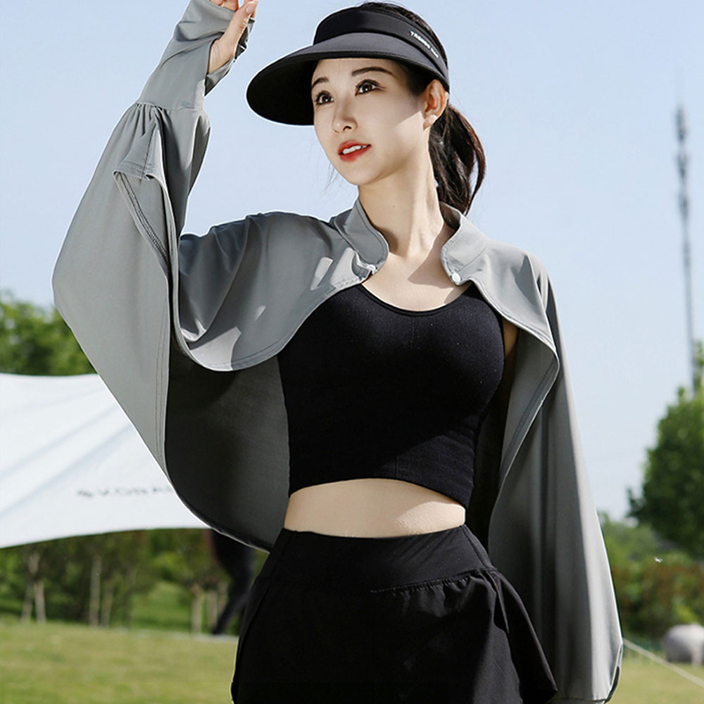 Manchons de bras rafraîchissants en soie glacée, longs et fins, pour sports de plein air, protection solaire anti-UV, manches longues d'été