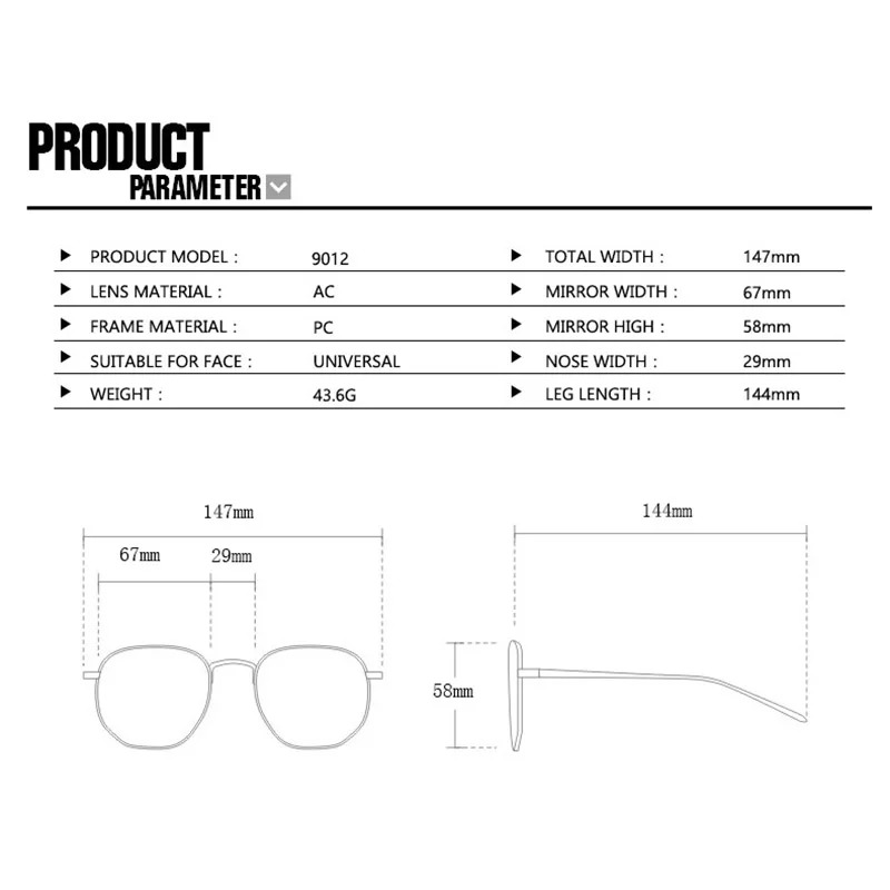 Nouvelles lunettes anti-lumière bleue tendance pour hommes et femmes, lunettes plates à monture carrée transparente bicolore