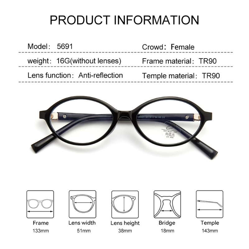 EYORA Vintage ovale lunettes de lecture femmes Anti rayon bleu lunettes myopes photochromique progressif Prescription lunettes optiques