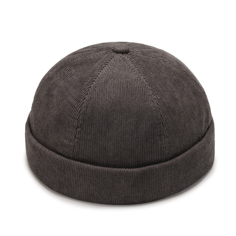 Mode hommes Docker casquette Skullcap rétro marin casquette Beanie chapeaux hommes femmes seau casquette sans bride chapeau Skullcap Bonnet Hip Hop chapeau