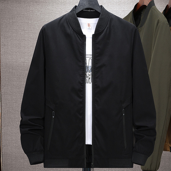Grande taille hommes veste noire manteau automne hiver à manches longues veste 5XL 6XL 7XL 8XL décontracté vêtements d'extérieur amples grande taille hommes vêtements
