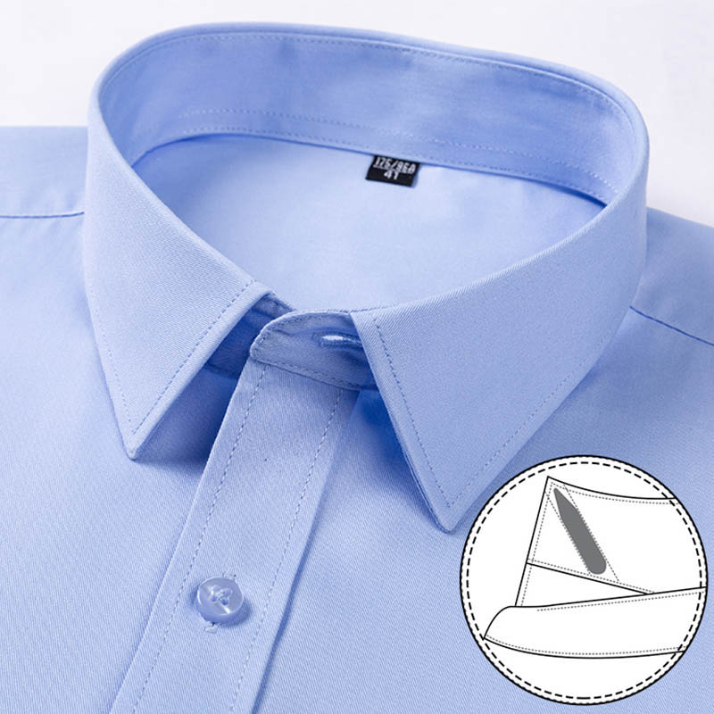 100% coton nouveaux hommes chemise sociale à manches longues de haute qualité doux décontracté affaires formel bureau travail chemises hommes taille 8XL-7XL-6XL